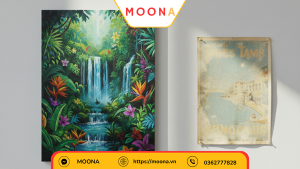 Tranh canvas là gì – So sánh tranh canvas và tranh giấy truyền thống
