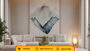 Ý nghĩa và sức hút của tranh canvas núi trong không gian sống