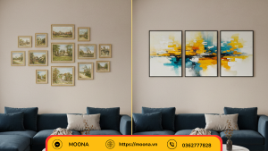 Tranh canvas inhinhonline làm đẹp không gian