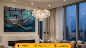 “Tranh canvas treo phòng đọc sách tinh tế”