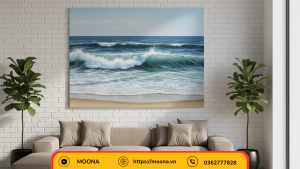 Tranh canvas biển phong cách hiện đại