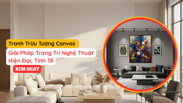 Tranh canvas trừu tượng