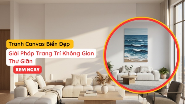 tranh canvas biển