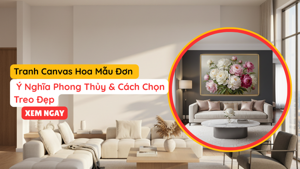 tranh hoa mẫu đơn