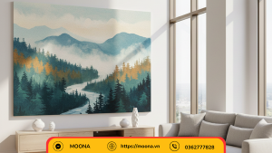 Tranh canvas phong cảnh – Treo phòng khách