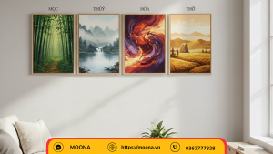 Tranh canvas phong cảnh – Ý nghĩa phong thủy