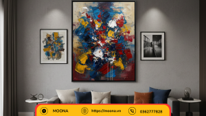 Cách chọn tranh trừu tượng canvas phù hợp nội thất