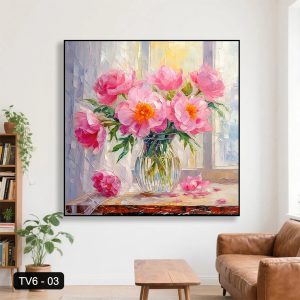 Tranh hoa phong cách sơn dầu TV6-03