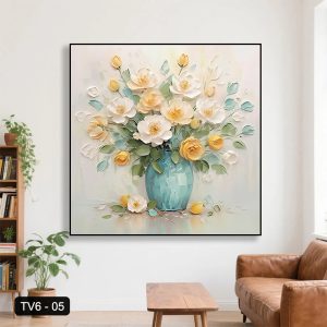 Tranh hoa phong cách sơn dầu TV6-05