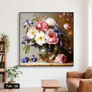 Tranh hoa phong cách sơn dầu TV6-06