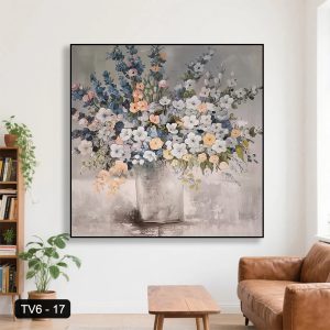Tranh hoa phong cách sơn dầu TV6-17