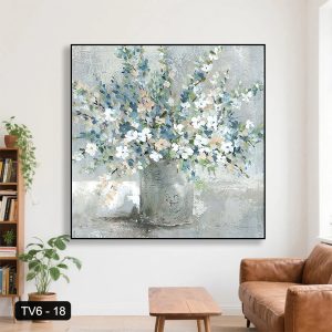 Tranh hoa phong cách sơn dầu TV6-18